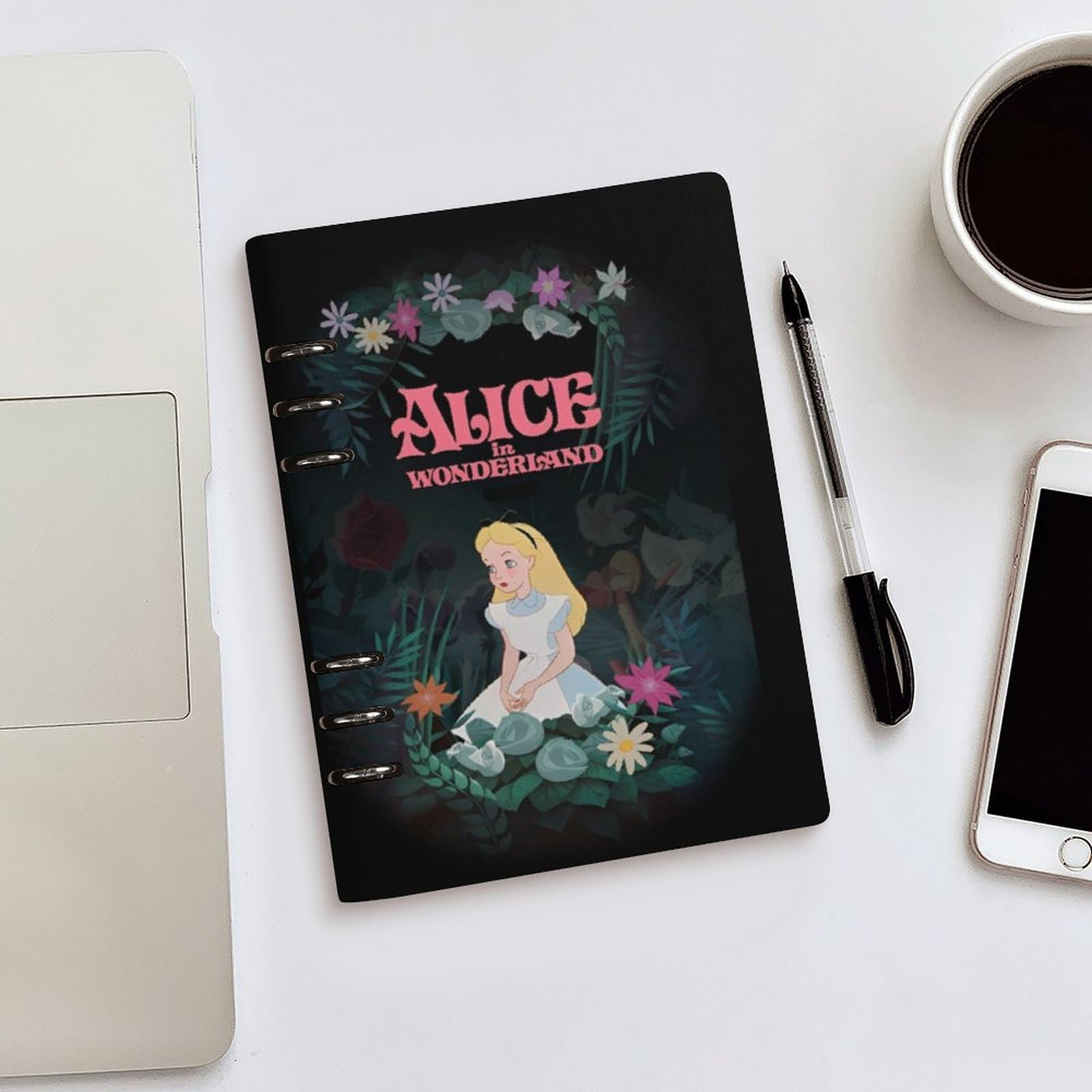 Amazon.co.jp: 不思議の国のアリス システム手帳 PU ノートメモ帳